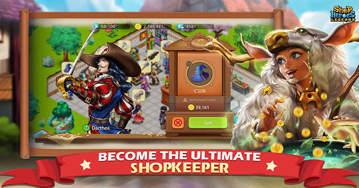 Shop Heroes Legends cho Android 1 0 10 Game chiến lược triệu hồi anh hùng