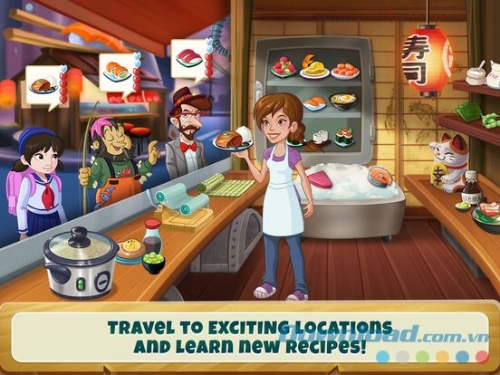 Chu du vòng quanh thế giới để học công thức nấu ăn mới 