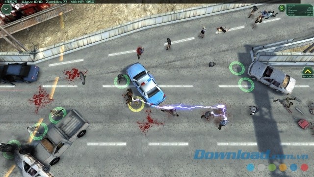 Sử dụng tuyệt chiêu trong quá trình chơi game chiến thuật Zombie Defense cho máy tính, Mac và Linux