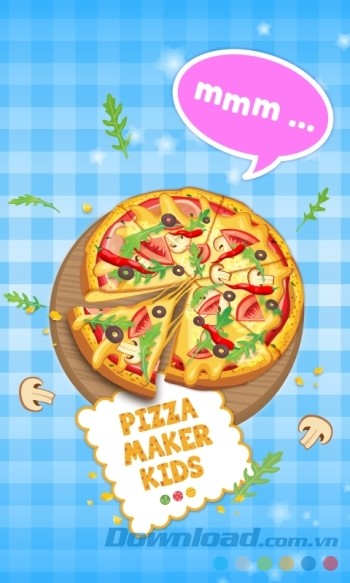 Trổ tài làm bánh pizza thơm ngon