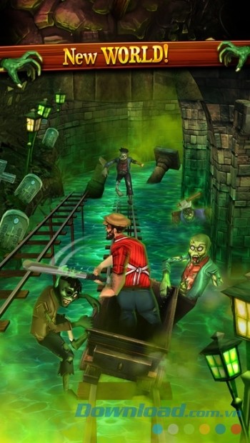 Chạy bất tận trong nhiều môi trường chơi game đặc sắc