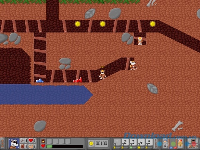 Tìm kiếm các viên ngọc quý giá trong game phiêu lưu The Miners cho PC