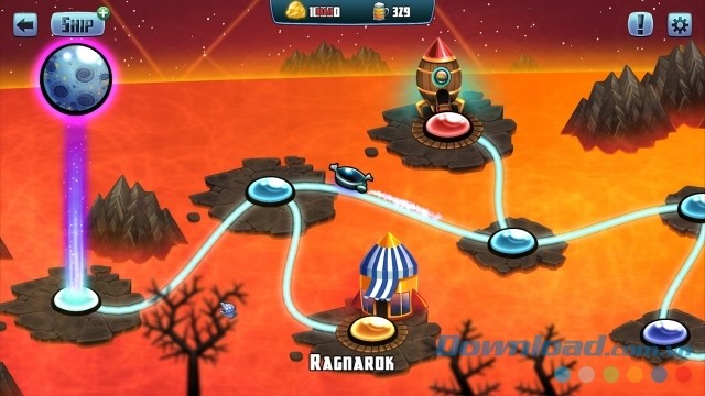 Khám phá nhiều bài chơi giải đố trong game chiến thuật Star Vikings cho Mac, máy tính và Linux