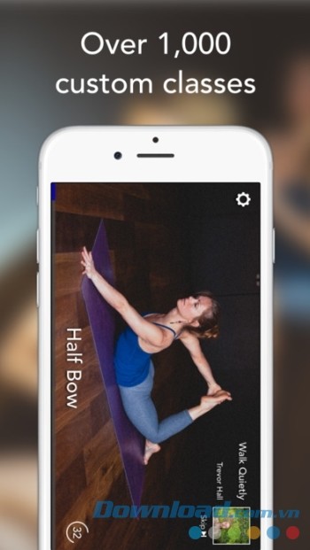 Tham gia hàng ngàn lớp học Yoga miễn phí trên Down Dog