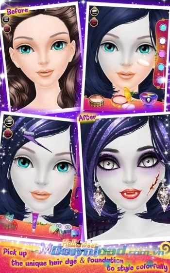 Thực hiện từng bước trang điểm