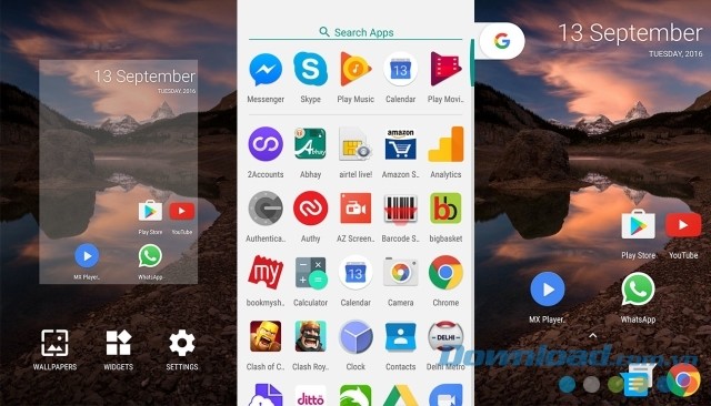 Giao diện mới của Google Pixel Laucher