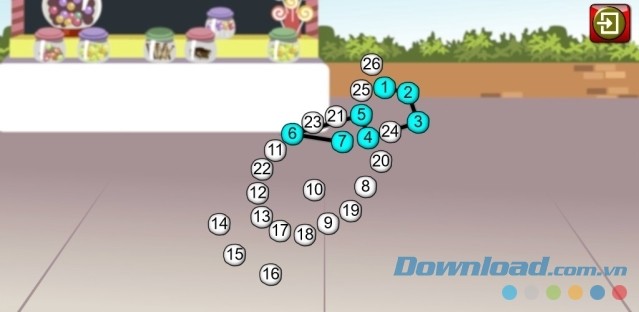 Giúp bé học số đếm qua trò chơi nối hình thú vị