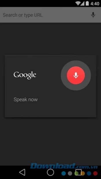 Thử nghiệm các tính năng mới