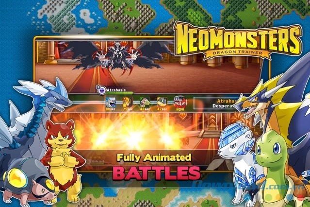 Tham gia các cuộc tranh tài kịch tính, nảy lửa trong Neo Monsters