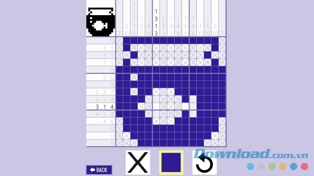 Khám phá các bài chơi giải đố thú vị trong game trí tuệ miễn phí Picross Touch cho máy tính