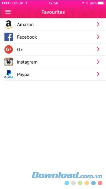 Ứng dụng quản lý mật khẩu Password Pig 