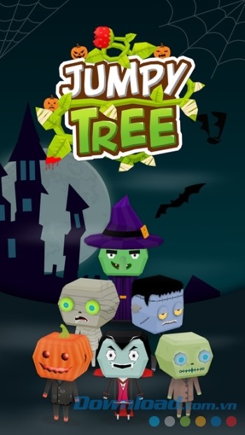Game hành động 1 chạm Jumpy Tree Game hành động 1 chạm Jumpy Tree