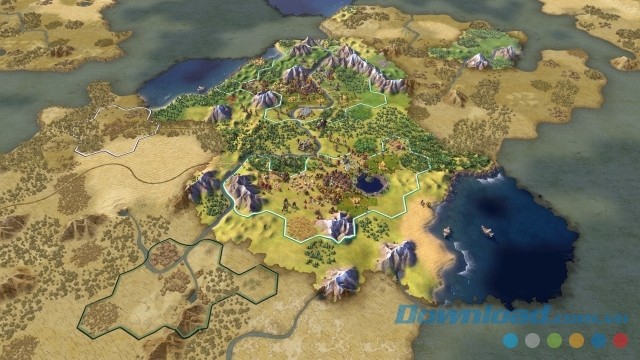 Khám phá bản đồ vô cùng rộng lớn của game chiến thuật theo lượt Sid Meier's Civilization VI cho máy tính và Mac