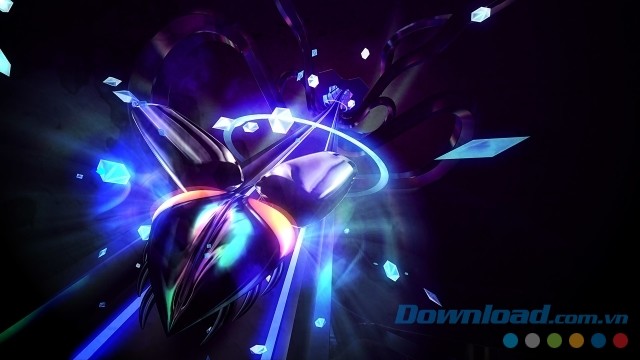 Điều khiển bọ cánh cứng di chuyển thật chuẩn xác trong game nhịp điệu Thumper cho máy tính