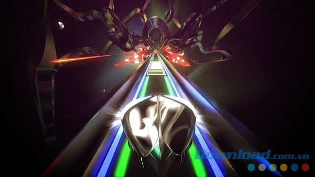 Đối phó với kẻ thù có vẻ ngoài kỳ dị trong game nhịp điệu Thumper cho máy tính