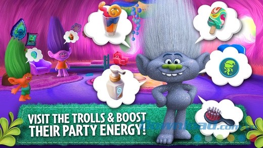 Nâng cấp nhân vật Quỷ lùn tinh nghịch bước ra từ phim Trolls