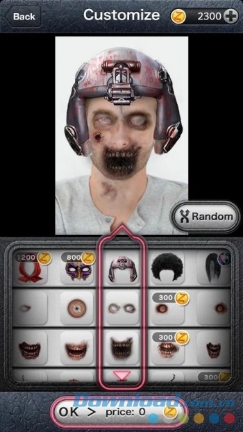 Tùy biến diện mạo cho zombie thêm đáng sợ