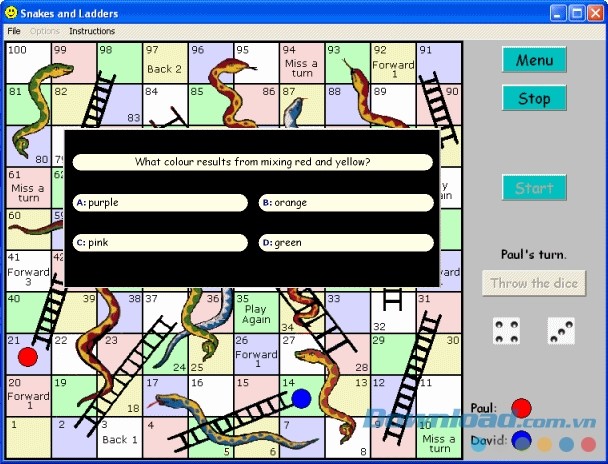 Bạn sẽ gặp lại trò "Rắn leo thang" kinh điển nhưng với hình thức chơi mới lạ