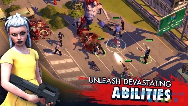 Sử dụng các khả năng đặc biệt trong game chiến thuật Zombie Anarchy cho Windows Phone và máy tính