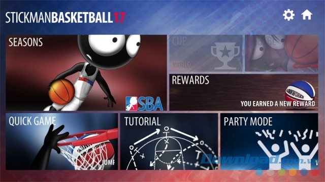 Khám phá các chế độ chơi thú vị của game bóng rổ Stickman Basketball 2017 