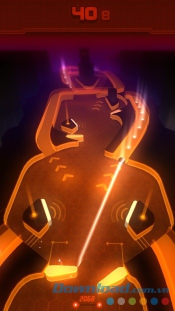 Ánh đèn Neon liên tục thay đổi qua từng chặng đường Ánh đèn Neon liên tục thay đổi qua từng chặng đường