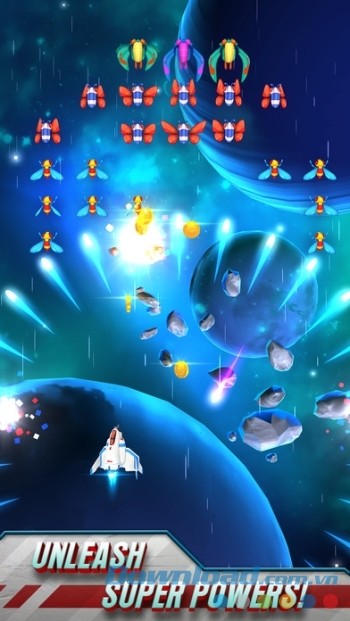 Game hành động bắn súng phong cách Chicken Invaders