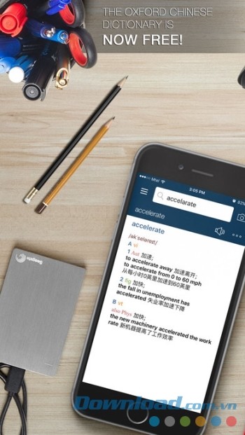 Từ điển tiếng Trung miễn phí Oxford Chinese Dictionary Free