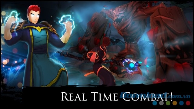 Tham gia các trận chiến nảy lửa theo thời gian thực