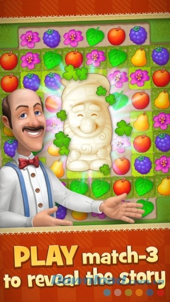 Game match-3 chủ đề xây dựng vườn hoa thiên đường Gardenscapes