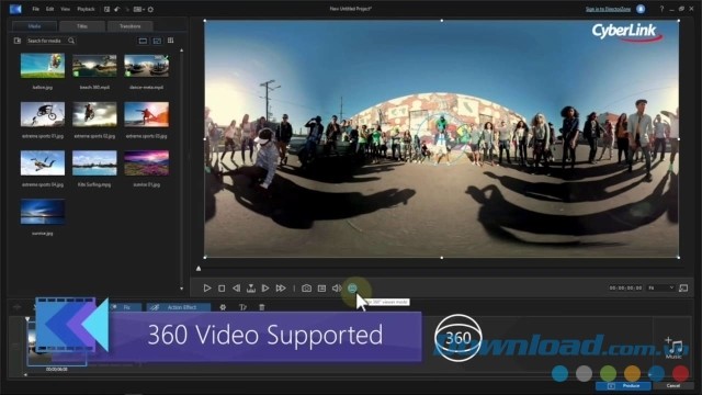 Làm phim 360 độ sống động từng chi tiết