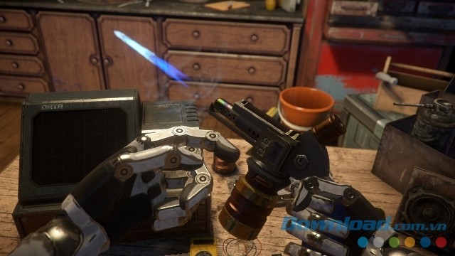 Tương tác với nhiều vật thể trong game phiêu lưu The Uncertain: Episode 1 - The Last Quiet Day cho máy tính