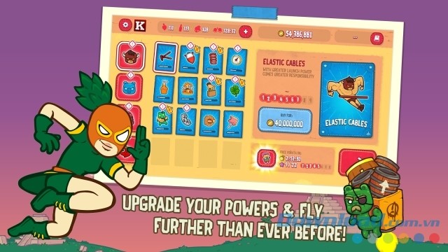 Nâng cấp để tăng khả năng và sức mạnh