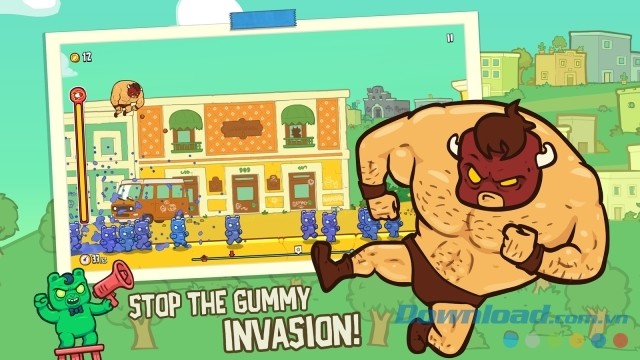 Chống lại cuộc xâm lăng của lũ gummy tinh ranh