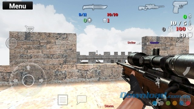 Chiến đấu ở nhiều địa hình khác nhau