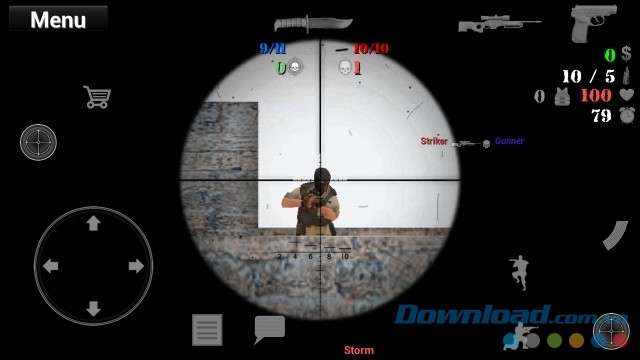 Súng bắn tỉa với ống ngắm được mở rộng và độ chính xác cao