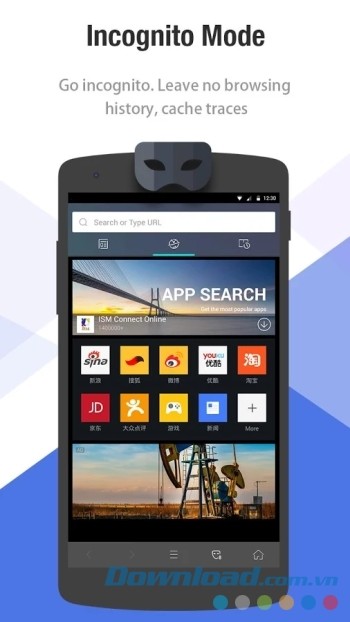 Duyệt web ẩn danh để bảo vệ thông tin, dữ liệu người dùng trên Ace Browser 