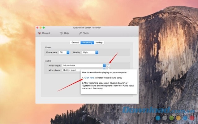  Apowersoft Screen Recorder cho Mac - phần mềm quay phim màn hình chất lượng cao