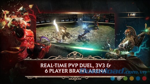 Tham gia đấu trường đối kháng và 3v3 kịch tính 