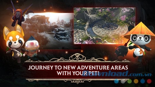 Phiêu lưu cùng thú cưỡi trong thế giới 3D sinh động