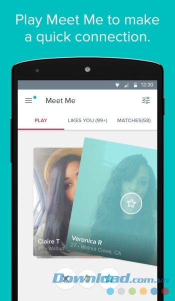 Gặp gỡ và làm quen những người mới trong Meet Me