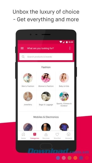 Bạn có thể mua mọi thứ trên ứng dụng Bạn có thể mua mọi thứ trên ứng dụng