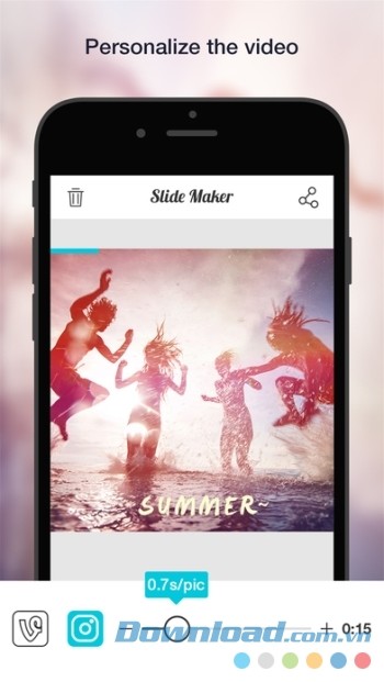  Slide Maker cho iOS biến mọi bức ảnh của bạn thành một đoạn video vô cùng độc đáo