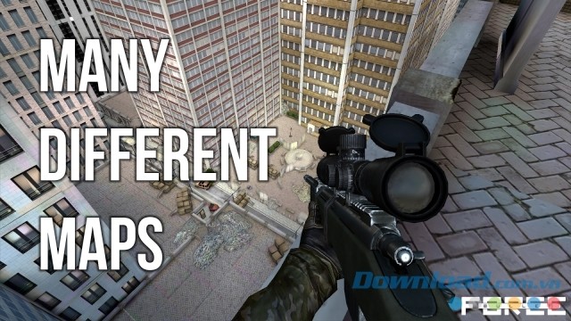Chinh phục bản đồ game đa dạng trong Bullet Force