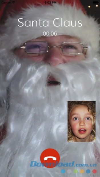  Video Call Santa cho iOS giúp bé yêu được trò chuyện "trực tiếp" với ông già Noel