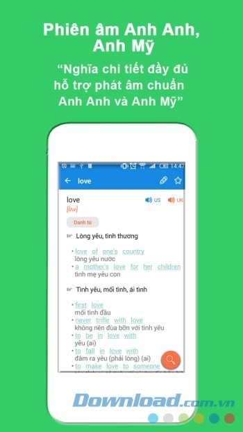 Từ điển Anh Việt có phiên âm và phát âm chuẩn Anh Anh và Anh Mỹ