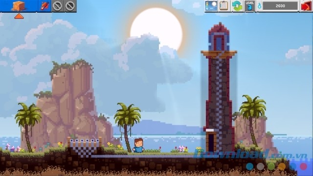 Tạo ra quang cảnh tươi đẹp theo ý muốn trong game mô phỏng The Sandbox Evolution cho máy tính