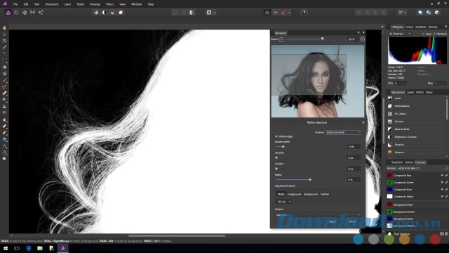 Phiên bản Windows của ứng dụng chỉnh sửa ảnh Affinity Photo có những tính năng sánh ngang với Affinity Photo cho Mac 