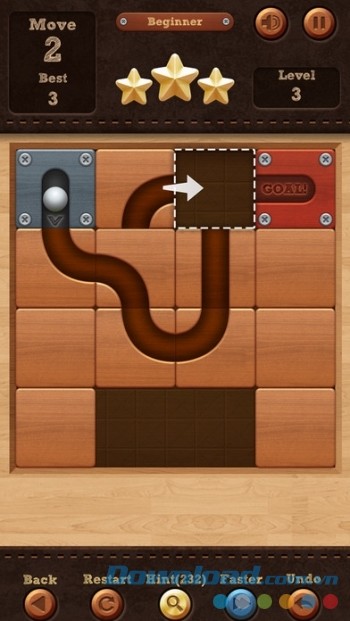 Roll the Ball cho iOS game trí tuệ hay nhất trên iPhone