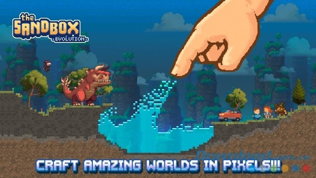 Sáng tạo thế giới của riêng mình trên nền đồ họa pixel độc đáo