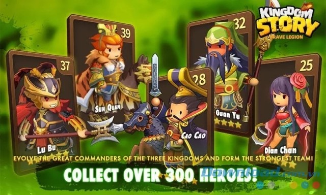 Chiêu mộ hơn 300 chiến binh, anh hùng mạnh mẽ